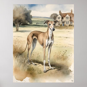 Greyhound - Dog Art Print