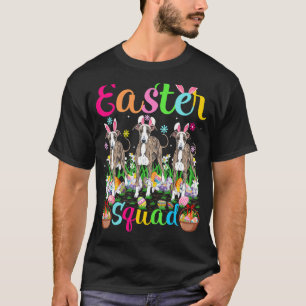 Greyhound Dog Bunny Ear Easter Squad Greyhound Hap T-Shirt