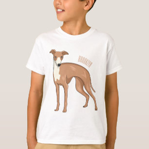 Greyhound dog cartoon illustration  T-Shirt