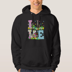 Greyhound Dog Easter Egg Hunt Love Greyhound East Hoodie