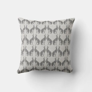 Greyhound Dog Home Decor Throw Pillow