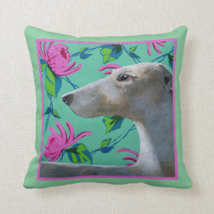 Greyhound Dog Pillow