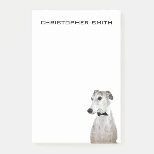 Greyhound Dog Post-it Notes