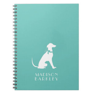Greyhound Dog Puppy Notebook