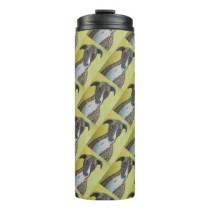 greyhound Dog Thermal Tumbler