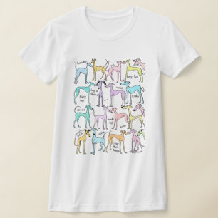 Greyhound Dogs 19 Funny Hounds T-Shirt