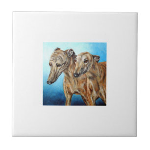 Greyhound Dogs Tile