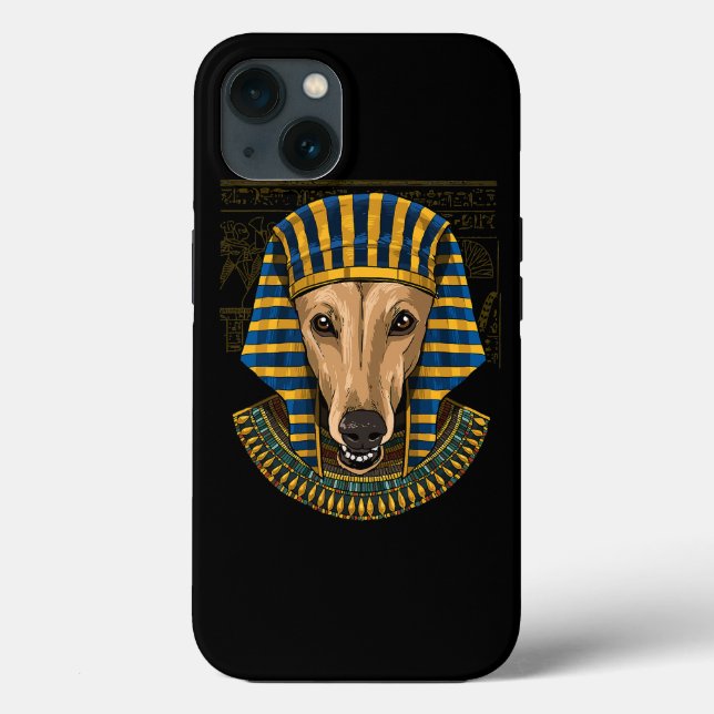 Greyhound Egyptian Pharaoh Historian Archaeologist Case-Mate iPhone Case (Back)