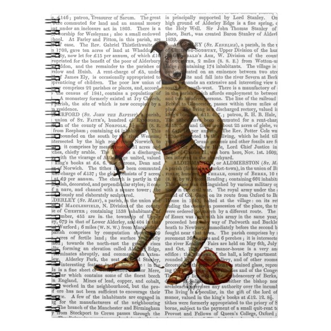 Greyhound Fencer Dark Full 2 Notebook (Front)