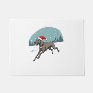 Greyhound Festive Sprint dog Doormat