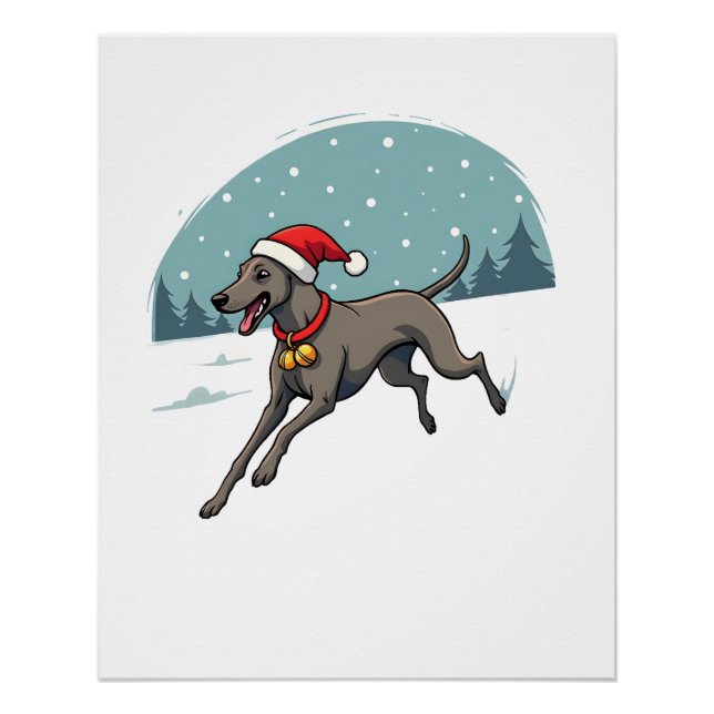 Greyhound Festive Sprint Poster (Front)