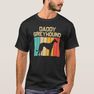 Greyhound For Men Dad Italian Greyhound Rescue Dog T-Shirt