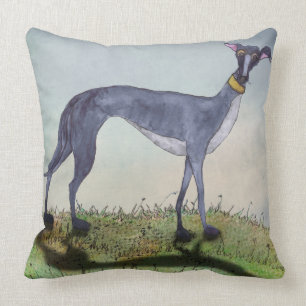 GREYHOUND g919 Throw Pillow