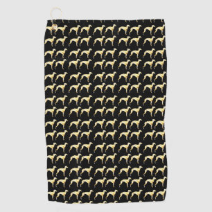 Greyhound golf towel