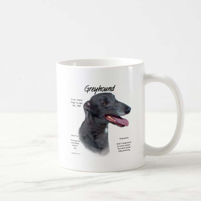 Greyhound History Design Coffee Mug (Right)