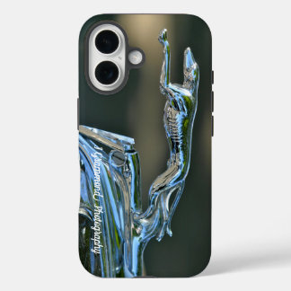 Greyhound Hood Ornament iPhone 16 Case