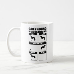 Greyhound Hundetricks Britischer Windhund Tricks Coffee Mug