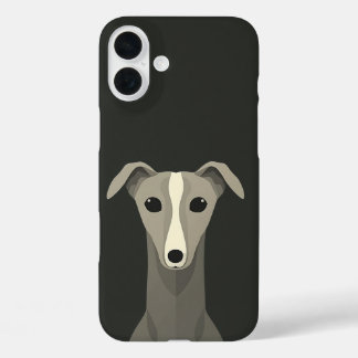 Greyhound Italian Greyhound Cute Whippet Dog iPhone 16 Plus Case