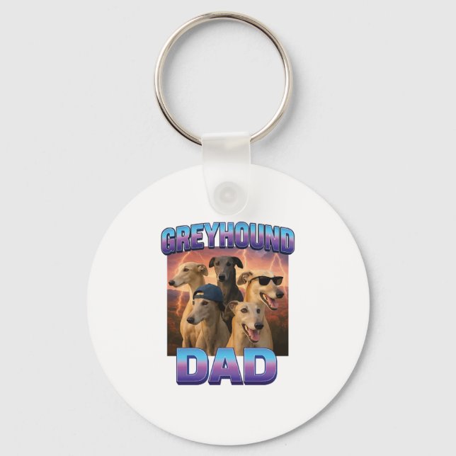 Greyhound Keychain (Front)