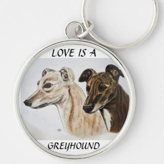 Greyhound Keyring