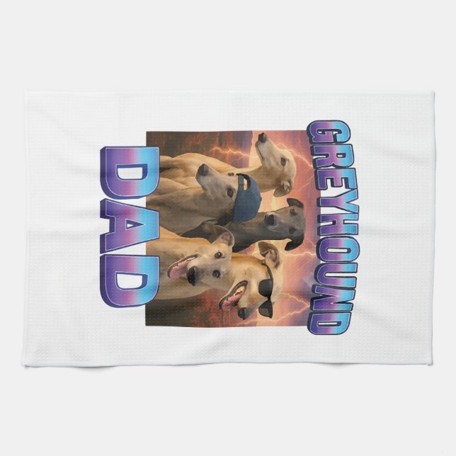Greyhound Kitchen Towel (Horizontal)