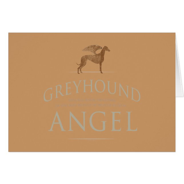 Greyhound...Like an Angel (Front Horizontal)