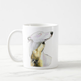"Greyhound Love" Dog Art Mug