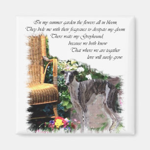 Greyhound Lovers Art Gifts Magnet