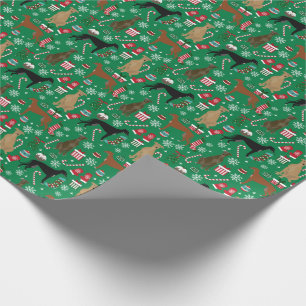 Greyhound Mixed coats christmas dog Wrapping Paper