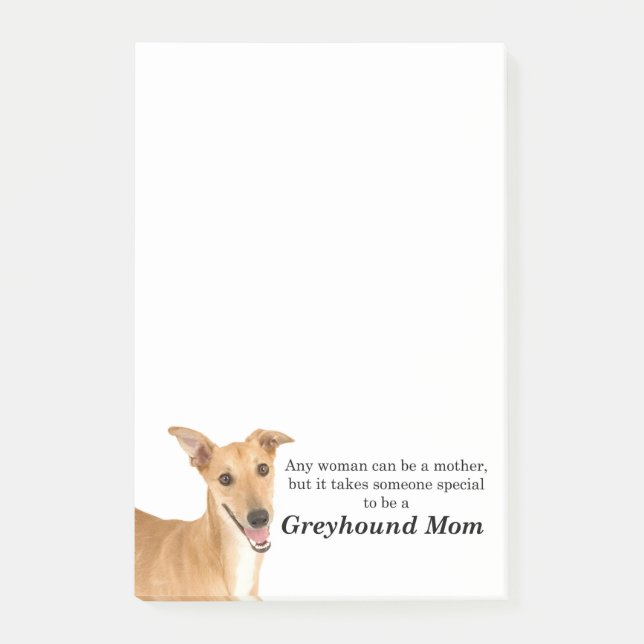 Greyhound Mom Post-It Notes (Front)
