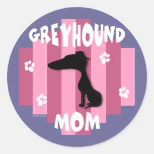 Greyhound Mom Stickers