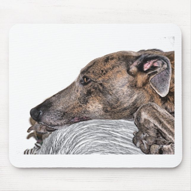 greyhound mouse pad (Front)