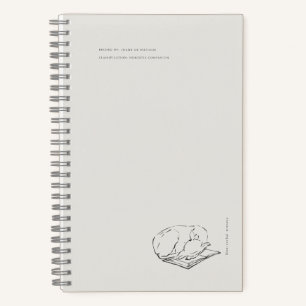 Greyhound- Naturalist Menagerie Archive  Notebook
