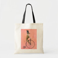 Greyhound on Black Penny Farthing