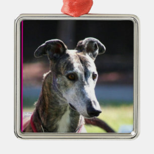 Greyhound ornament