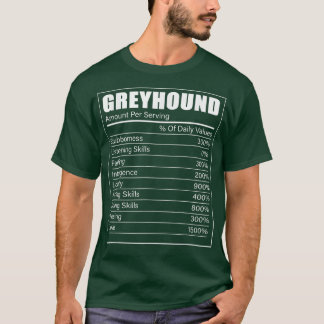 Greyhound Owner Puppy Dog Lover Greyhound Facts T-Shirt
