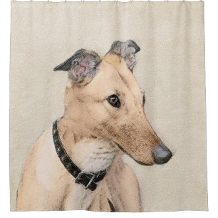 Greyhound Painting - Cute Original Dog Art