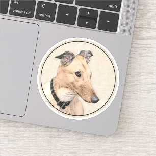 Greyhound Painting - Cute Original Dog Art