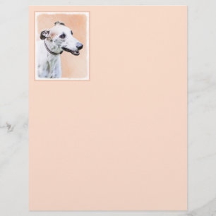 Greyhound Painting - Cute Original Dog Art