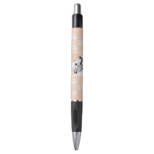 Greyhound Painting - Cute Original Dog Art Pen