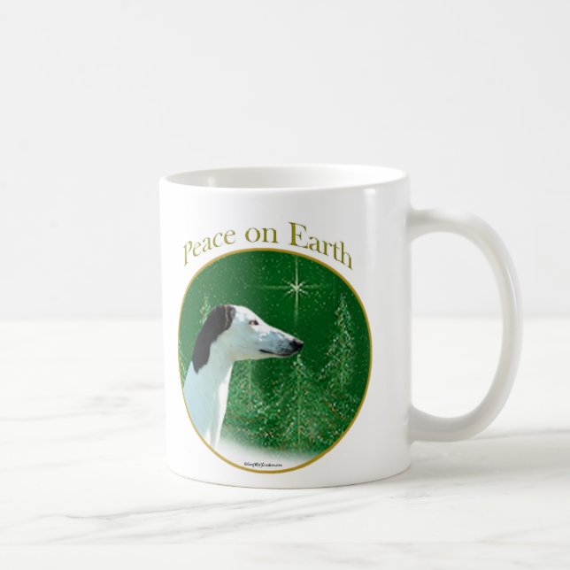 Greyhound Peace Coffee Mug (Right)