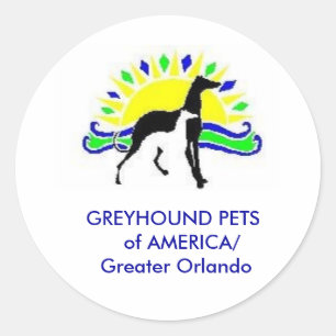GREYHOUND PETS of AMERICA sticker