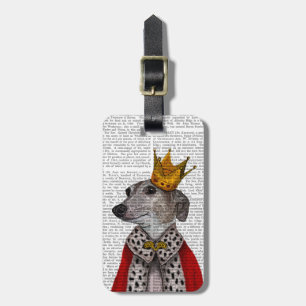 Greyhound Queen Luggage Tag
