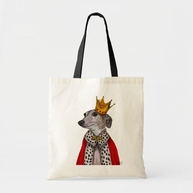Greyhound Queen Tote Bag (Front)