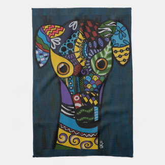Greyhound - Retired Racing Greyhound Rescue Kitchen Towel