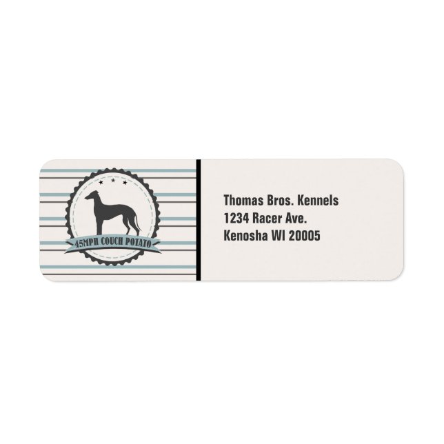 Greyhound Retraité Racer 45 mi/h Lazy Dog Custom (Devant)