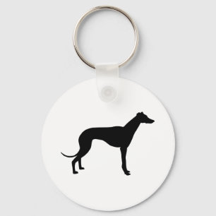 Greyhound Silhouette Keychain