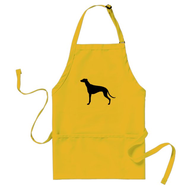 Greyhound Silhouette Standard Apron (Front)