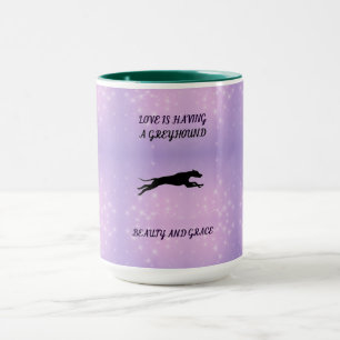 GREYHOUND two toned combo mug. Mug