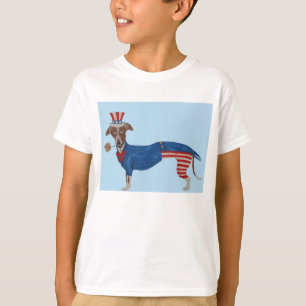 Greyhound Uncle Sam T-Shirt